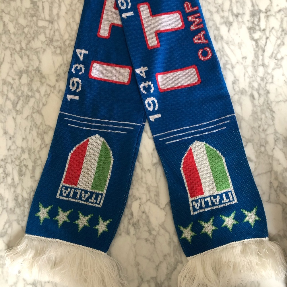 Italia Soccer Scarf Forza Italia NWOT World Cup
